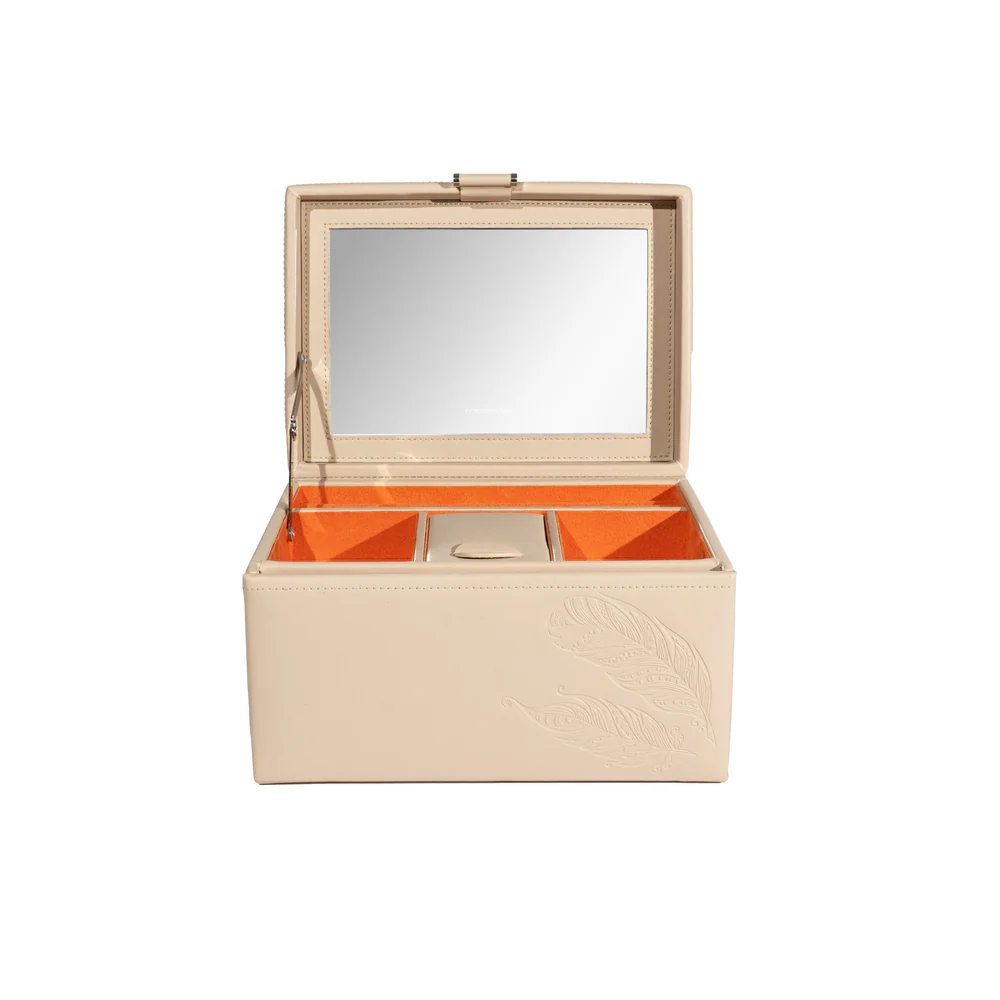 Smyckeskrin Boho i äkta läder