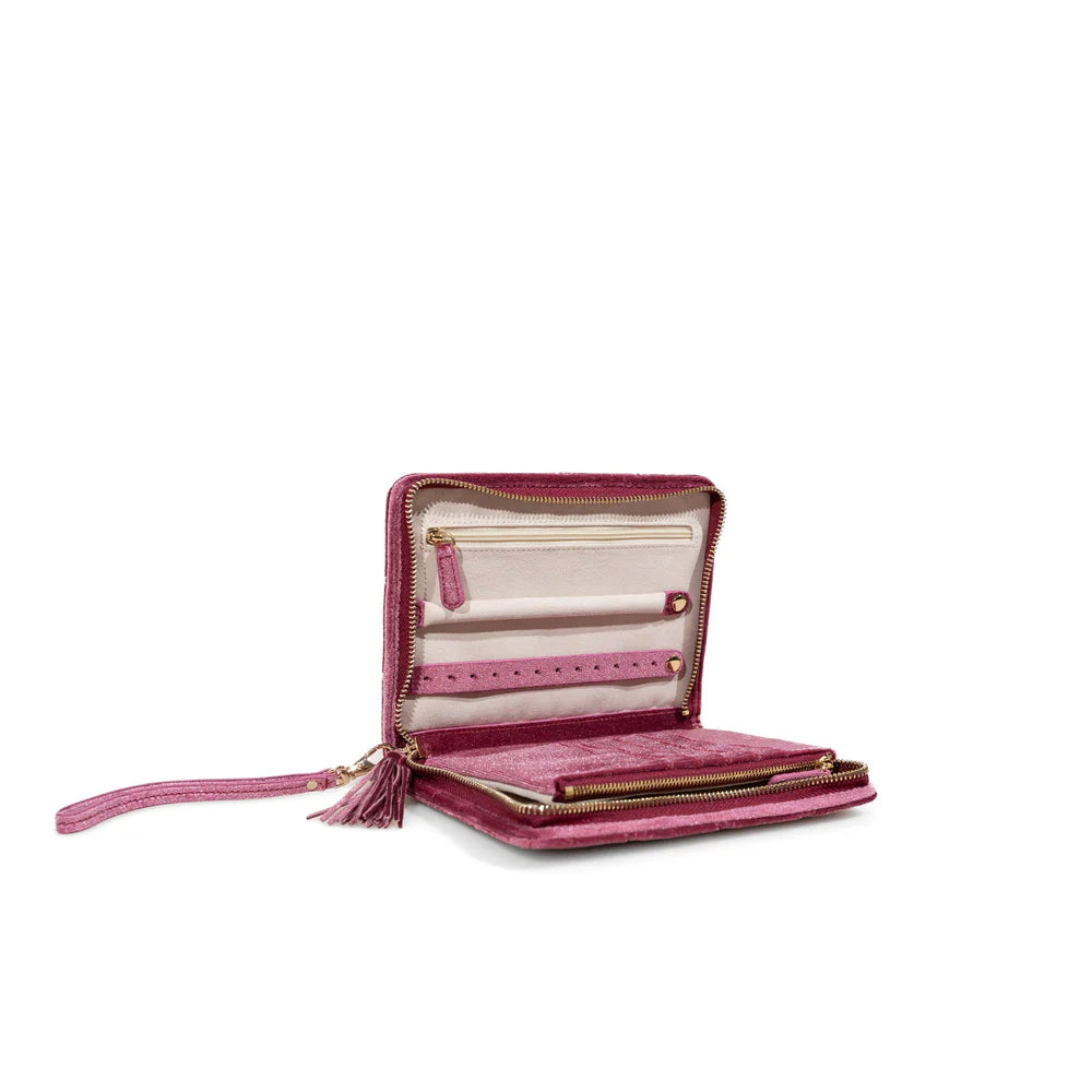 Smyckeetui Chenille i sammetsvelour