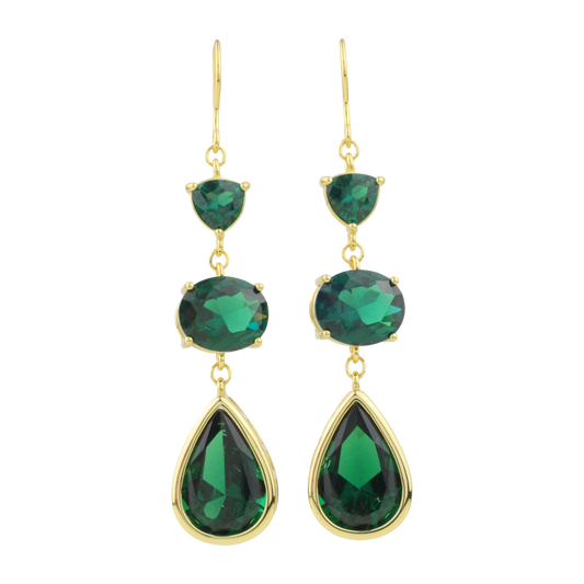 Örhängen med Spineller