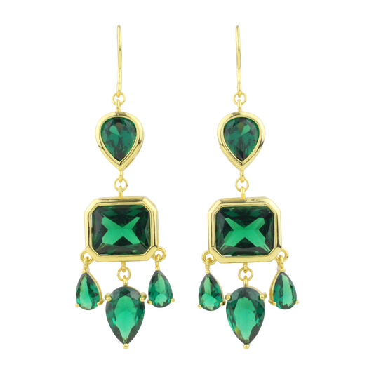 Örhängen med Spineller